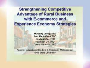 Strengthening the Competitive Advantage of Rural Businesses with E-Commerce and Experience Economy Strategies