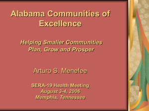 Alabama Communities of Excellence Program