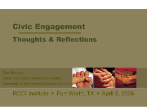 Civic Engagement