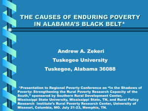 The Causes of Enduring Poverty in Alabama s Black Belt
