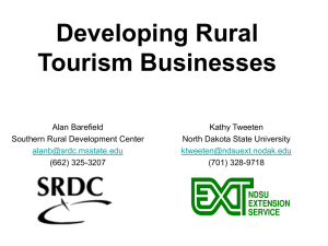 Developing Rural Tourism Businesses