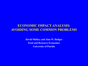 Economic Impact Analysis: Avoiding Some Common Mistakes