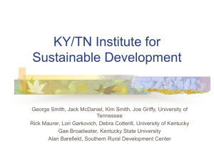 Kentucky/Tennessee Institute for Sustainable Development