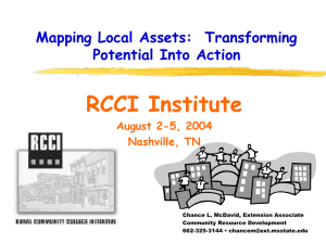 Mapping Local Assets: Transforming Potential into Action