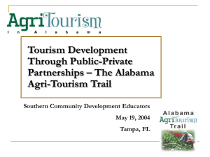Tourism Development through Public-Private Partnerships