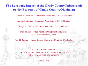 The Economic Impact of the Grady County Fairgrounds on the Economy of Grady County, OK