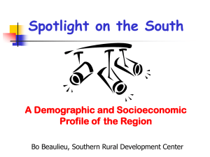 The Rural Big Picture Regional Perspective