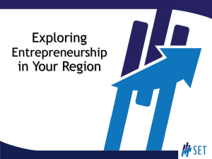 Exploring in Your Region Entrepreneurship