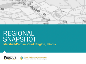 REGIONAL SNAPSHOT Marshall-Putnam-Stark Region, Illinois