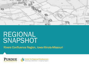 REGIONAL SNAPSHOT Rivers Confluence Region, Iowa-Illinois-Missouri