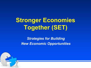 Strategies for Building New Economic Opportunities