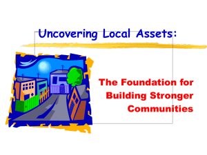 Uncovering Local Assets: The Foundation for Building Stronger Communities