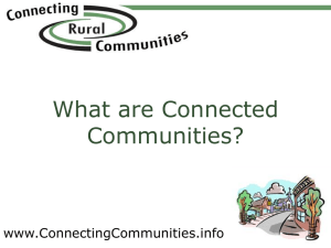 What are Connected Communities?
