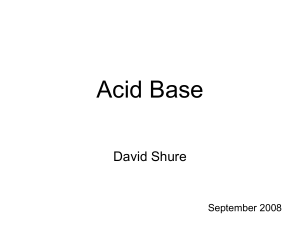 Acid Base Conference