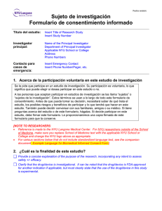 Biomedical Consent Form Template (Spanish)