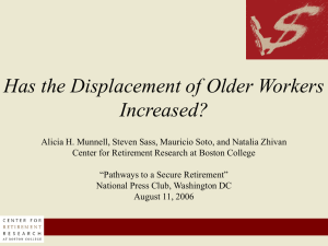 Has the Displacement of Older Workers Increased?