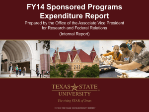 FY14 Expenditure Report
