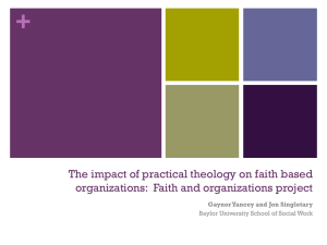 + The impact of practical theology on faith based