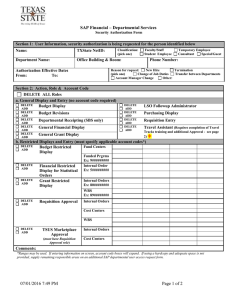 SAP FI Dept Security Authorization