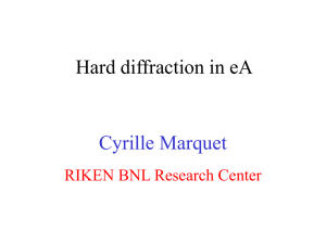 Cyrille Marquet - Hard diffraction in eA