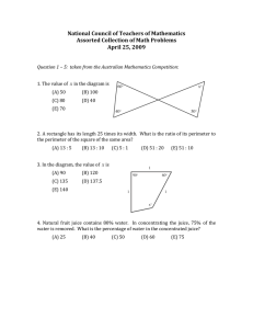 Assorted Collection of Math Problems