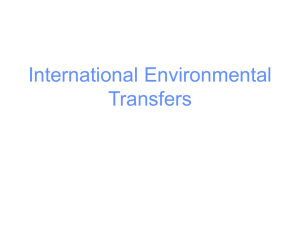 International Environmental Transfers