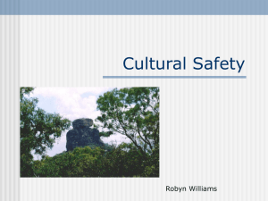 Cultural Safety Robyn Williams