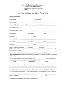 ASAP Registration Form