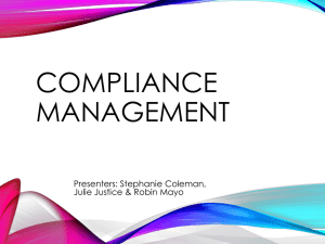 Compliance Management