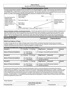 Direct Deposit Authorization Form State of Illinois S