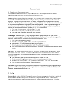 Download Assessment Rubric