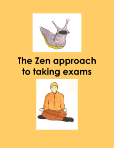 The Zen approach