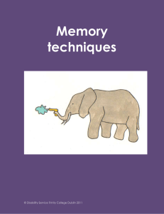 Memory techniques