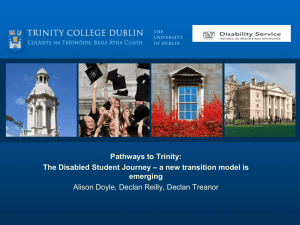 Pathways to Trinity - Presentation