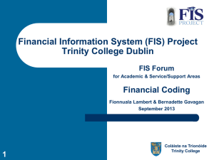 Financial Coding Presentation