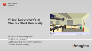 Virtual Laboratory's at Charles Sturt University