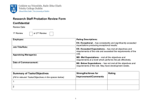 Research Staff Probation Review Form Confidential