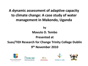 View the presentation delivered by Mavuto D. Tembo, Dundalk Institute of Technology