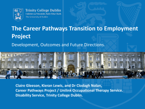 The Career Pathways Transition to Employment Project: Development, Outcomes and Future Directions