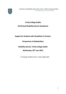 Support for Students with Disabilities in Practice - Summary report