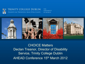 Choice Matters - Presentation