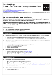 ACCA guide to... an email policy for your employees