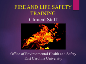 Clinical Fire and Life Safety