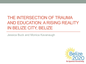 THE INTERSECTION OF TRAUMA AND EDUCATION: A RISING REALITY