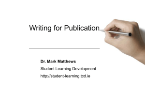 Writing Academic Papers..ppt - (MS PowerPoint 1.3Mb)