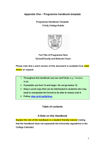 programme handbook template (Word, 156kb)