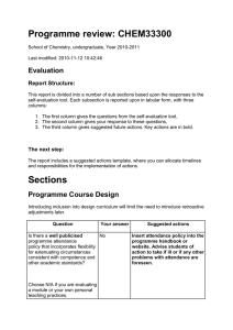 View a sample report from a fictional science programme (Word, 39kb).