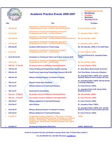 Events in 2006 - 2007 , (MS Word, 178 KB)