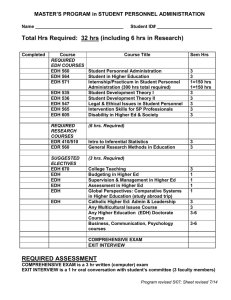 Master's Readiness Form