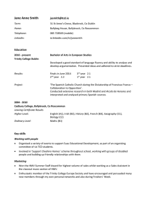 skills-based CV format